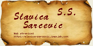 Slavica Šarčević vizit kartica